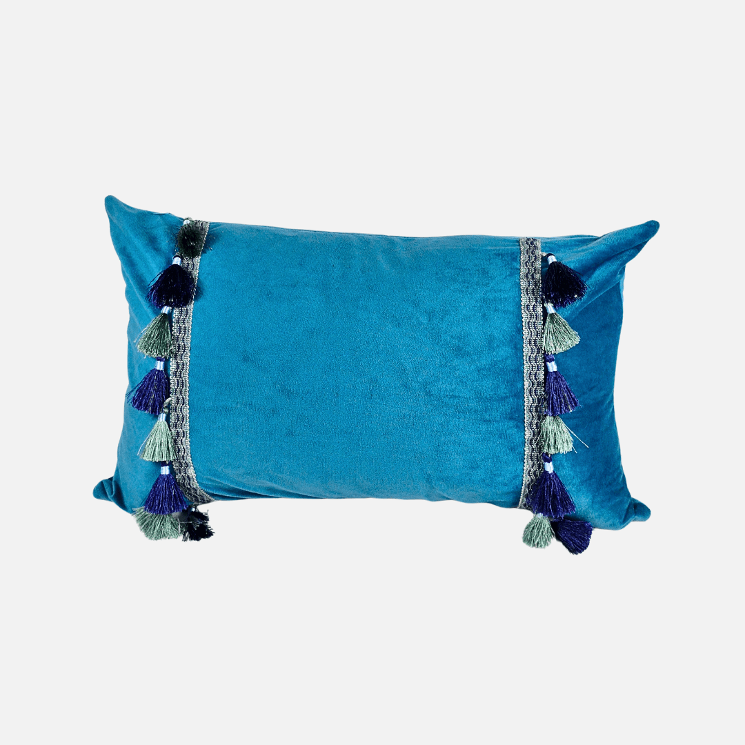 Funda de Cojin con Adornos