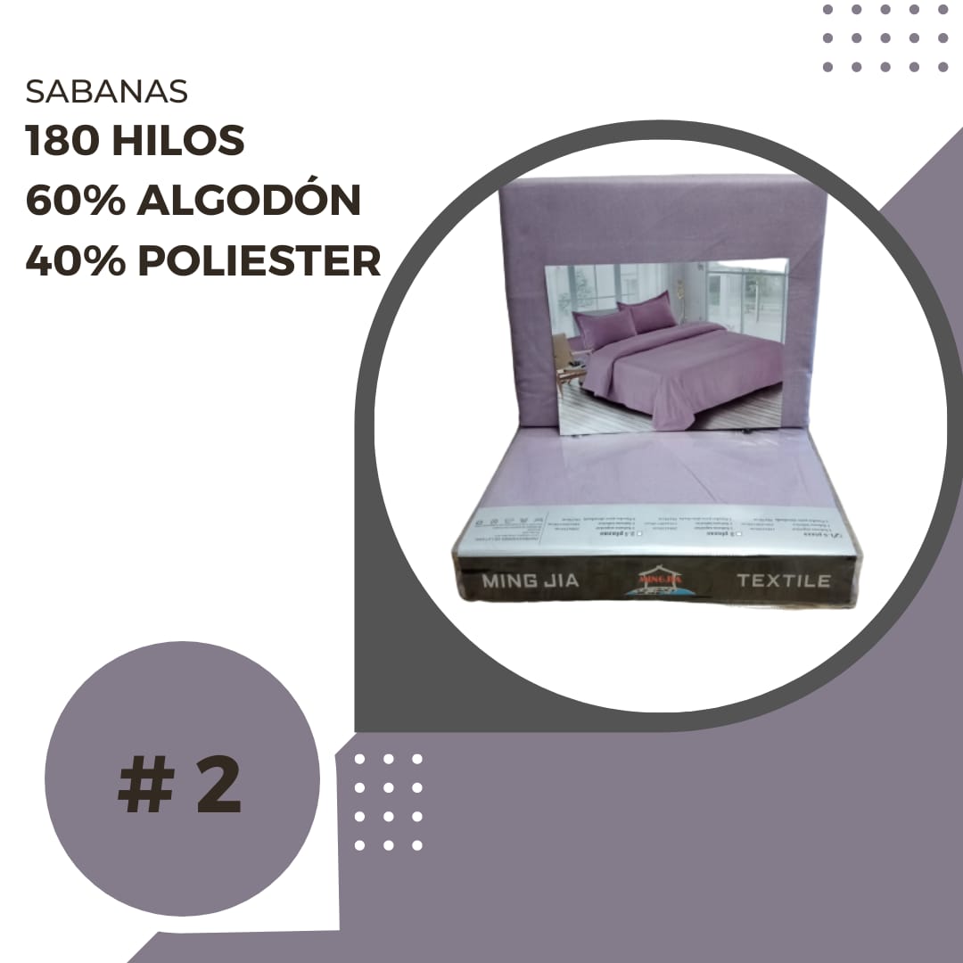 Sabanas 180 Hilos