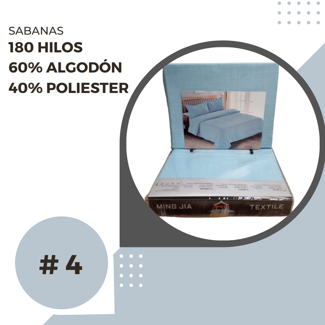 Sabanas 180 Hilos
