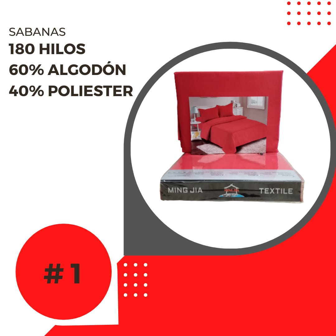 Sabanas 180 Hilos