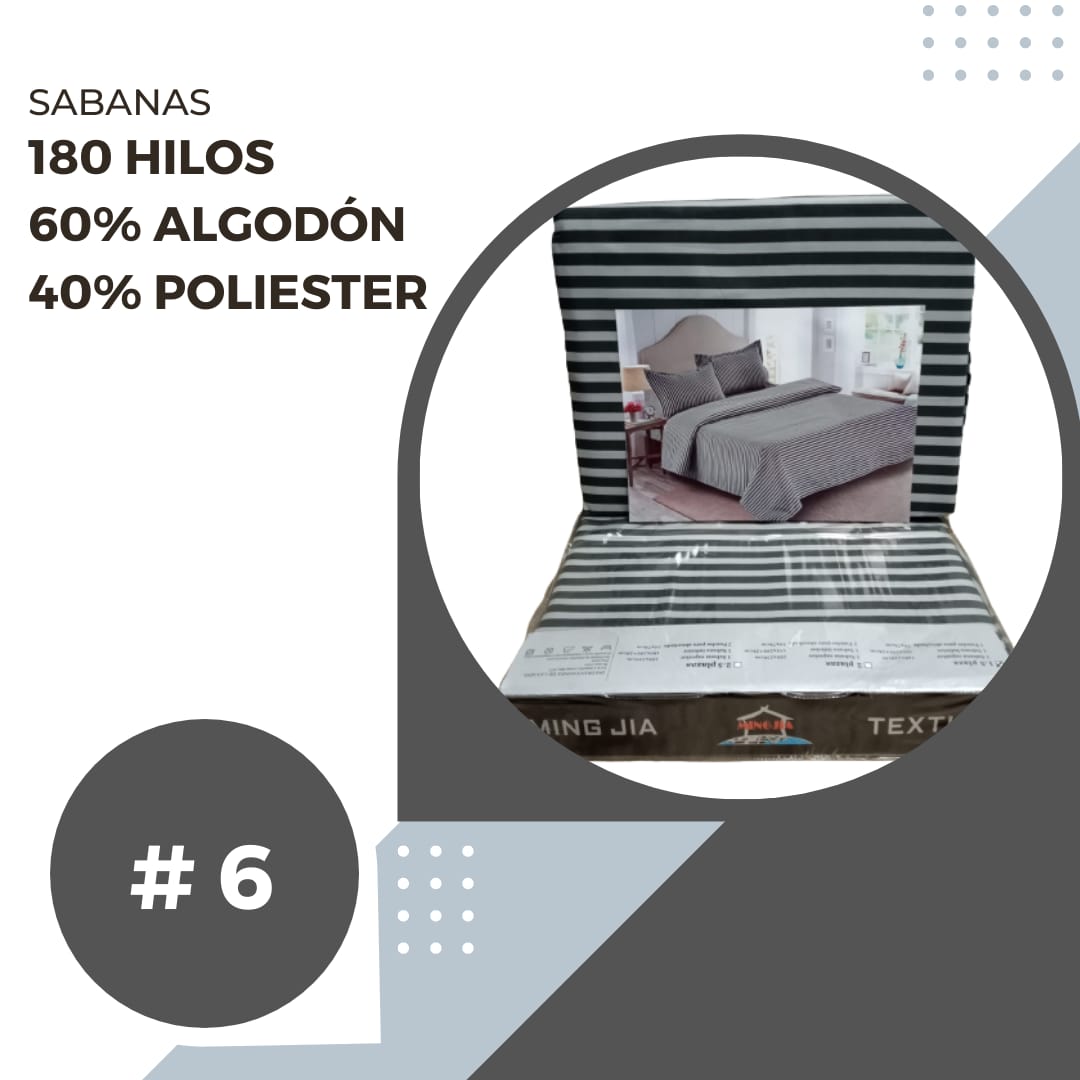 Sabanas 180 Hilos
