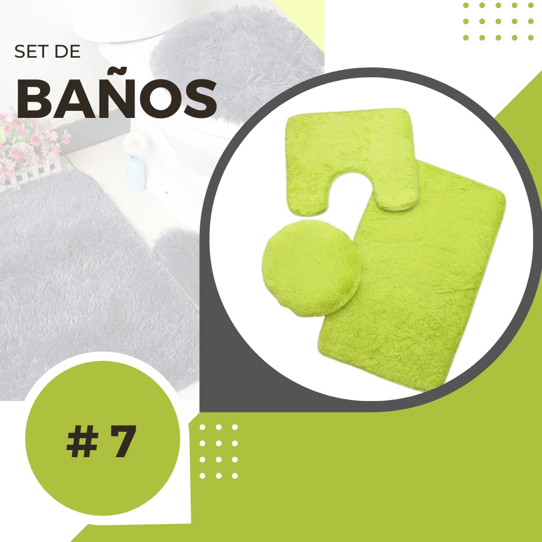 Set Baño 3 piezas