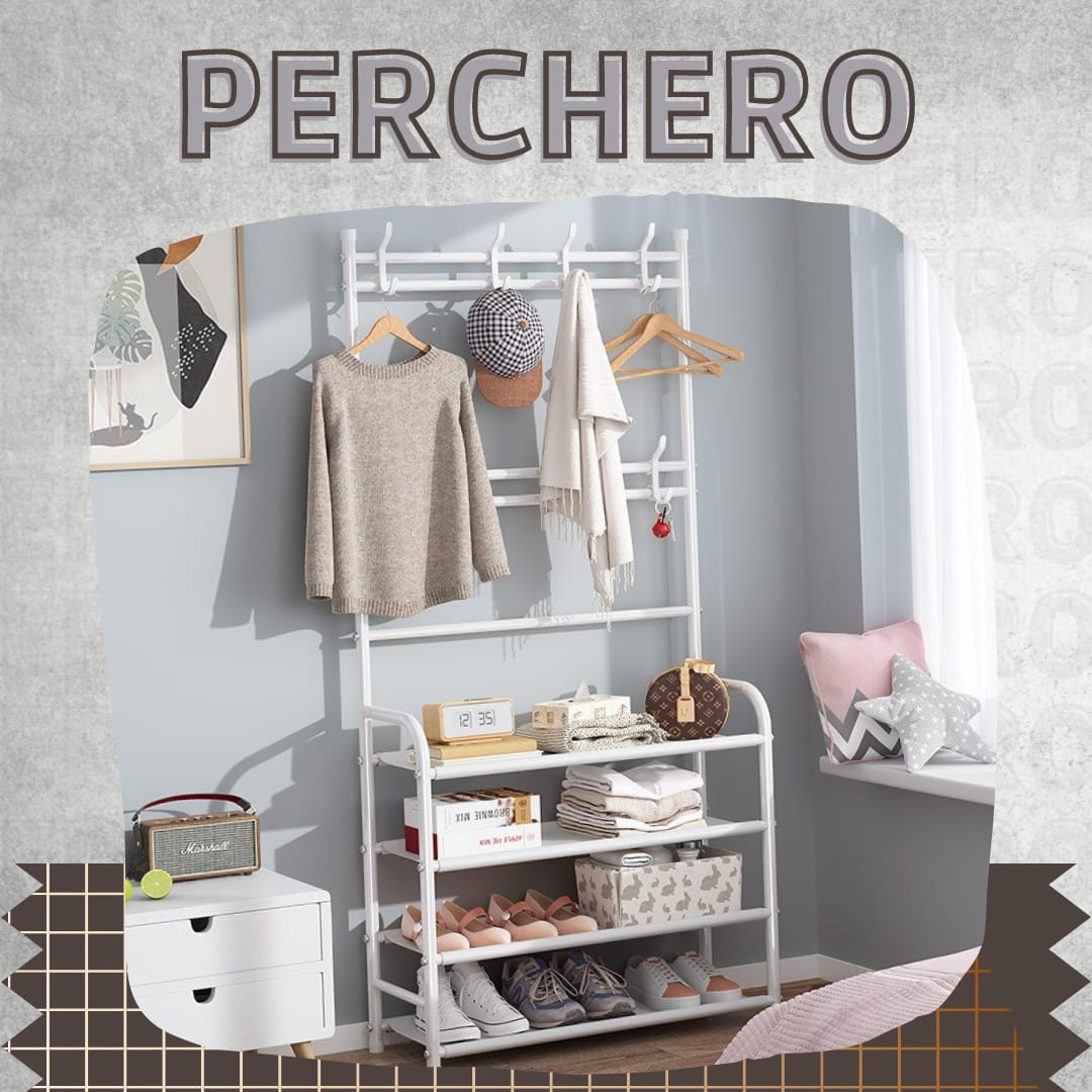 Perchero Metálico Multiuso