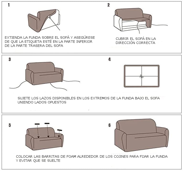 Cubre sofa textura Gruesa