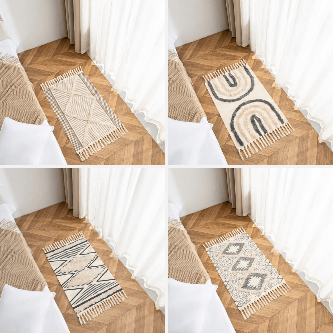 Alfombra de Lino Bajada de Cama