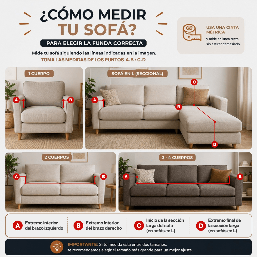 Cubre sofa textura Gruesa
