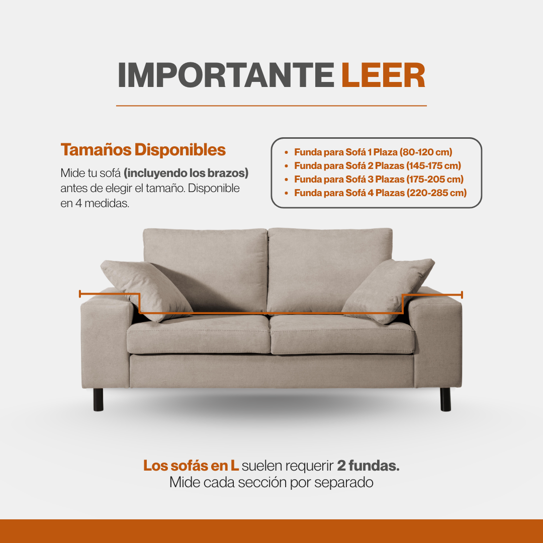 Cubre sofa textura Gruesa