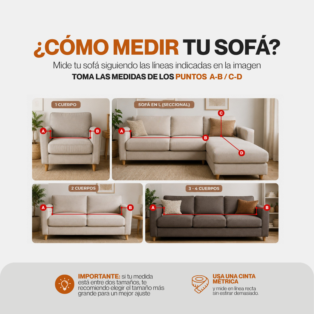 Cubre sofa textura Gruesa