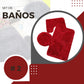 Set Baño 3 piezas